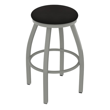 Holland Bar Stool Co 36" Swivel X-Tall Bar Stool, Nickel Finish, Canter Espresso Seat X802